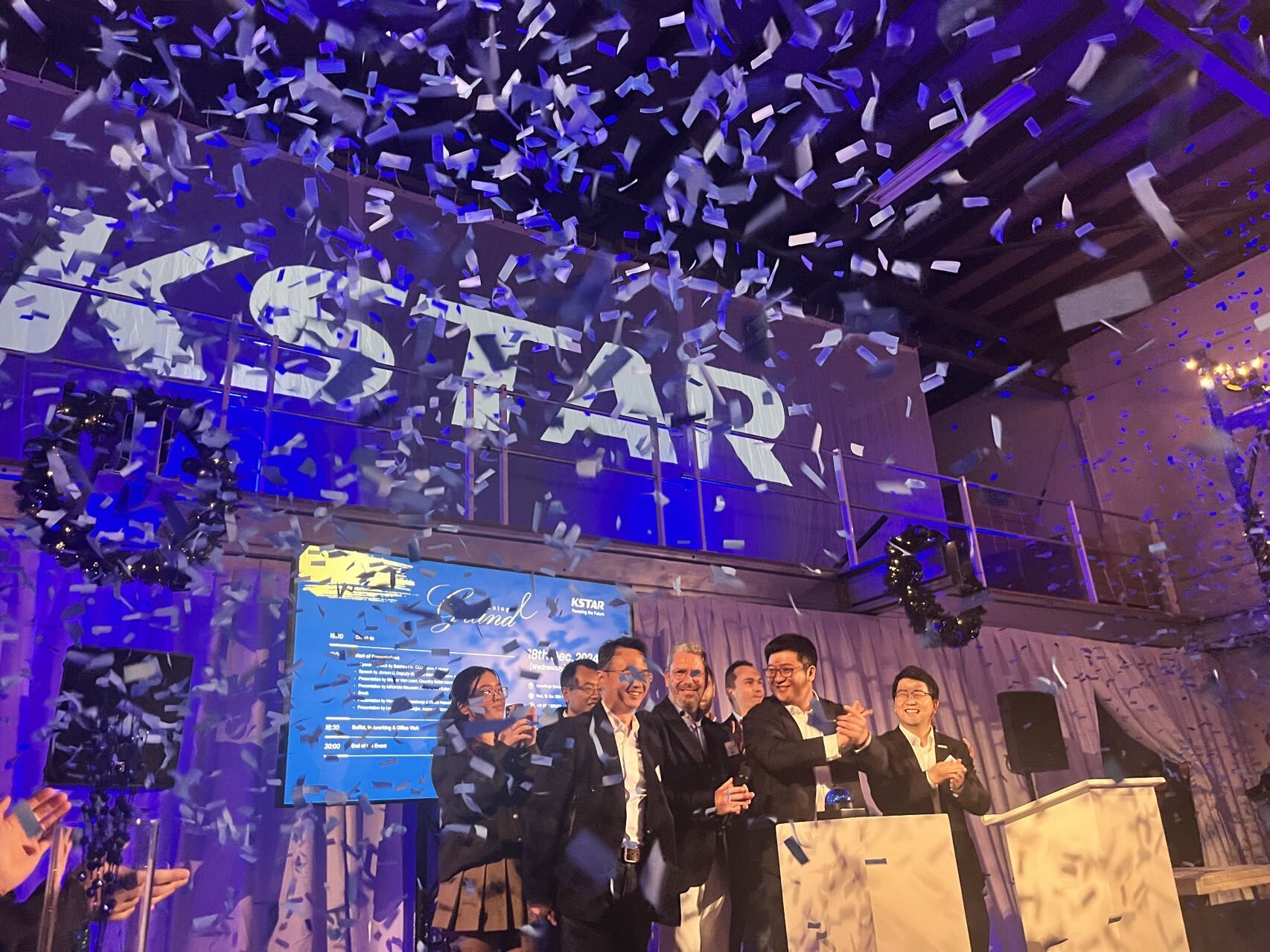 Cerimônia de inauguração do escritório da KSTAR na Holanda