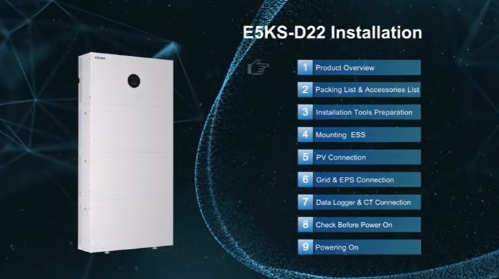 Série BlueSpark monofásica 3,68-6 kW ESS residencial