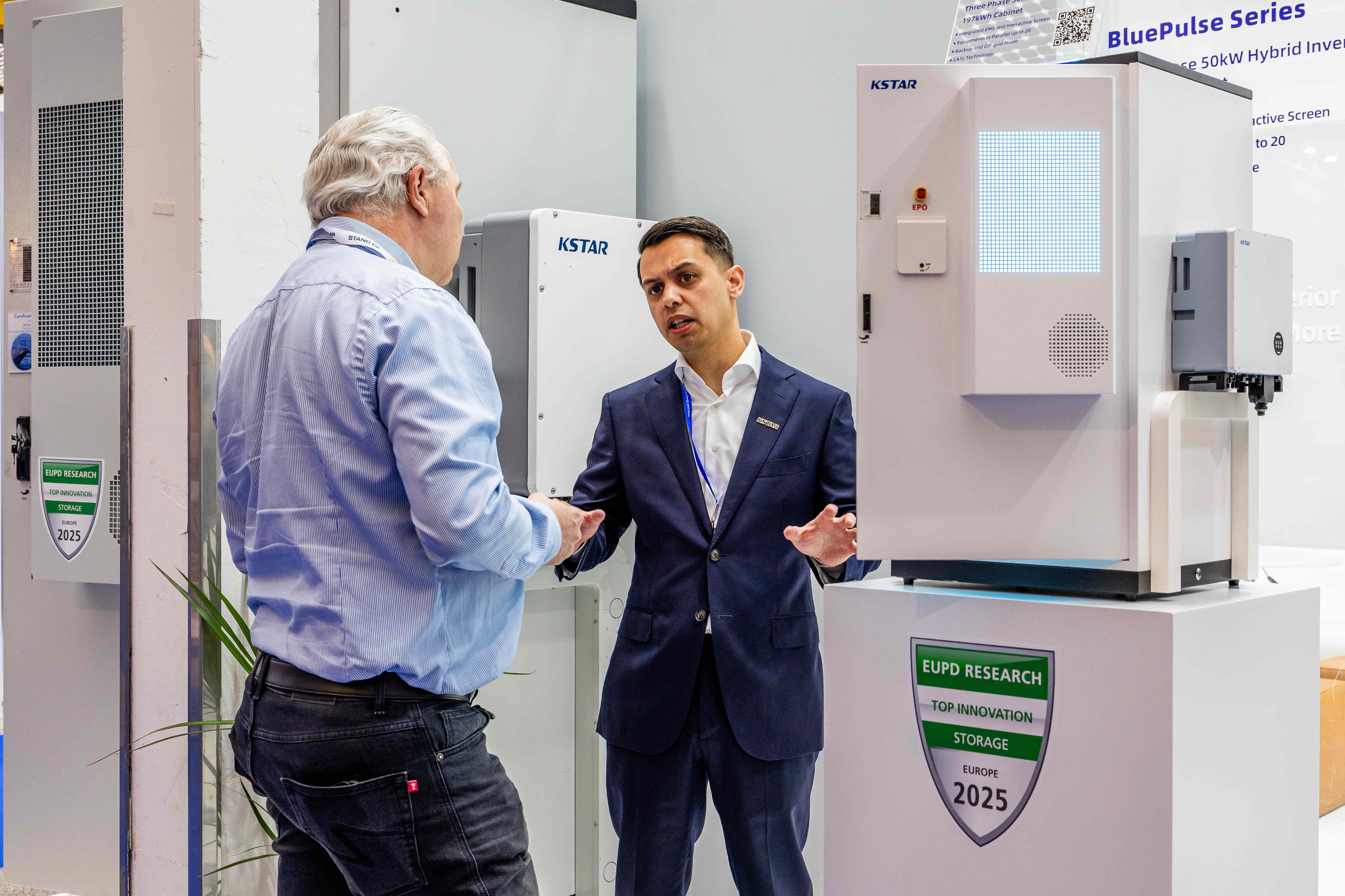 Solução de armazenamento de energia KSTAR BluePulse Series