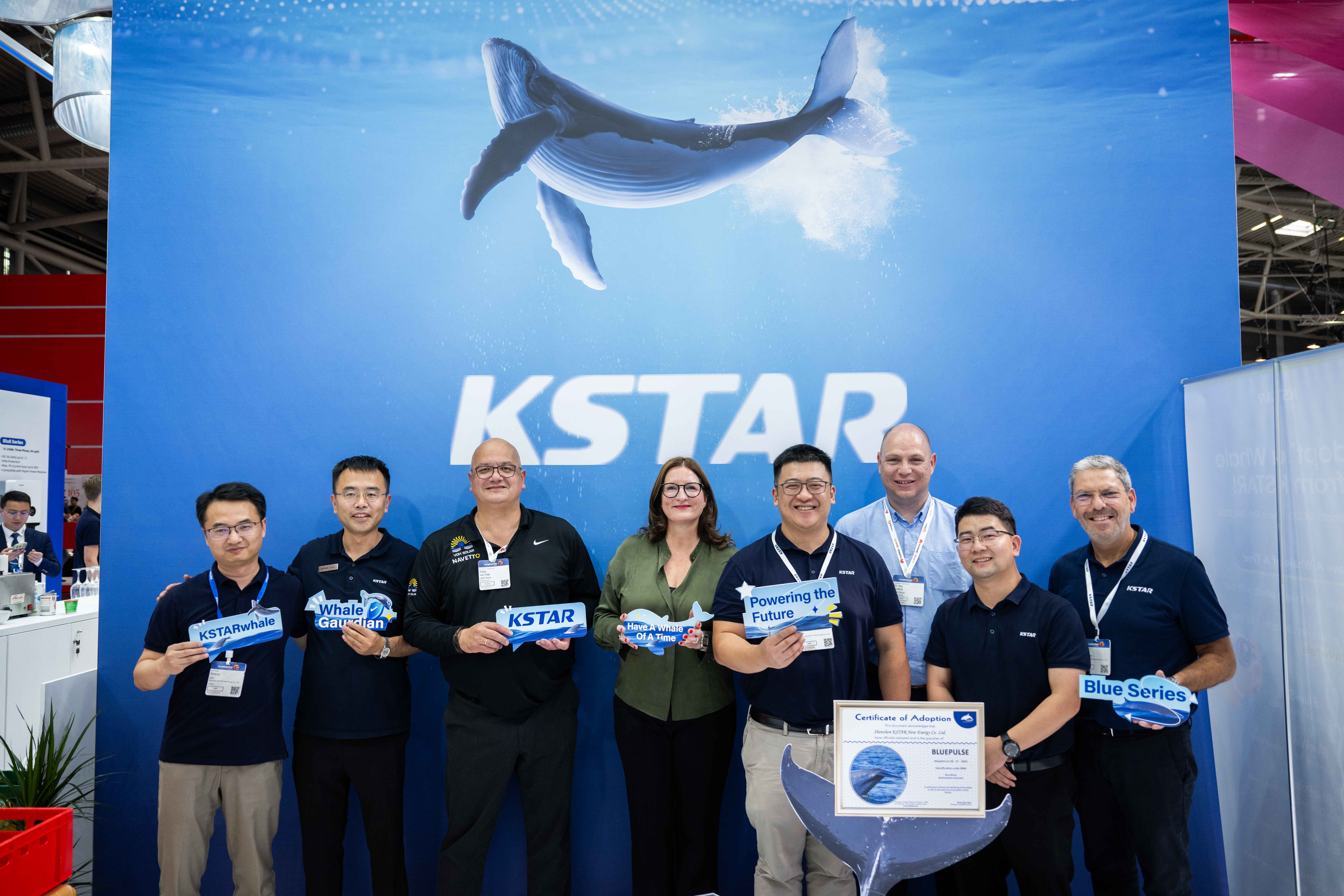 Estande da KSTAR na InterSolar Europe 2024