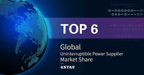 Kstar é classificada como a 6ª fornecedora global de UPS pela Omdia