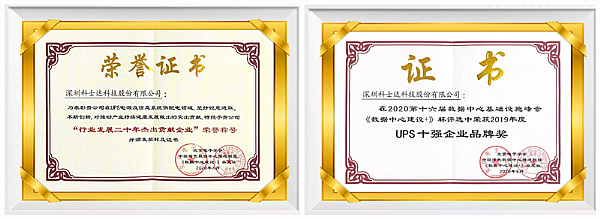 Kstar ganhou dois prêmios, incluindo "Top 10 de UPS Brand in 2019" no DCITS