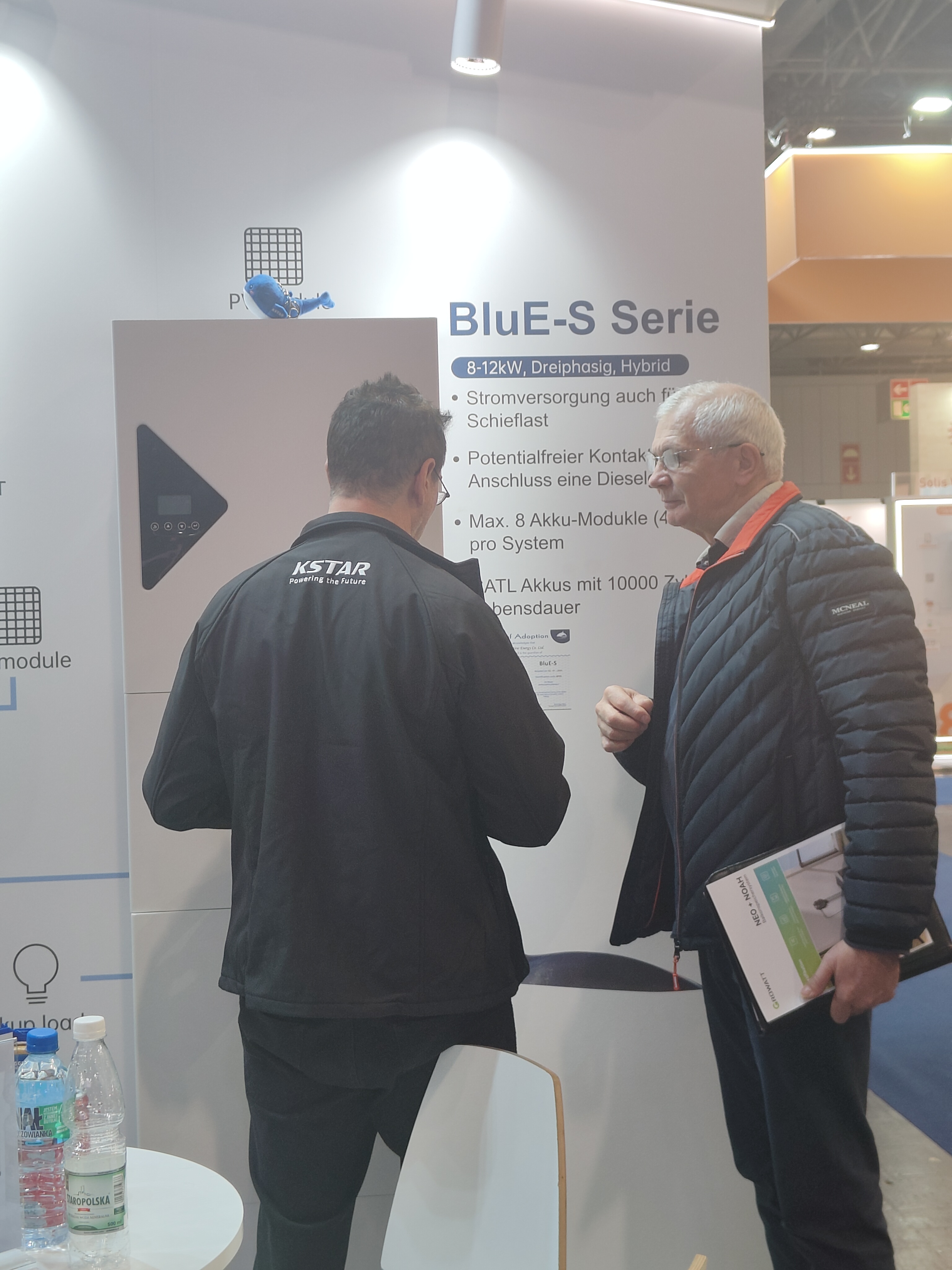 S&eacute;rie BluE-S da KSTAR na Solar Solutions Düsseldorf 2024